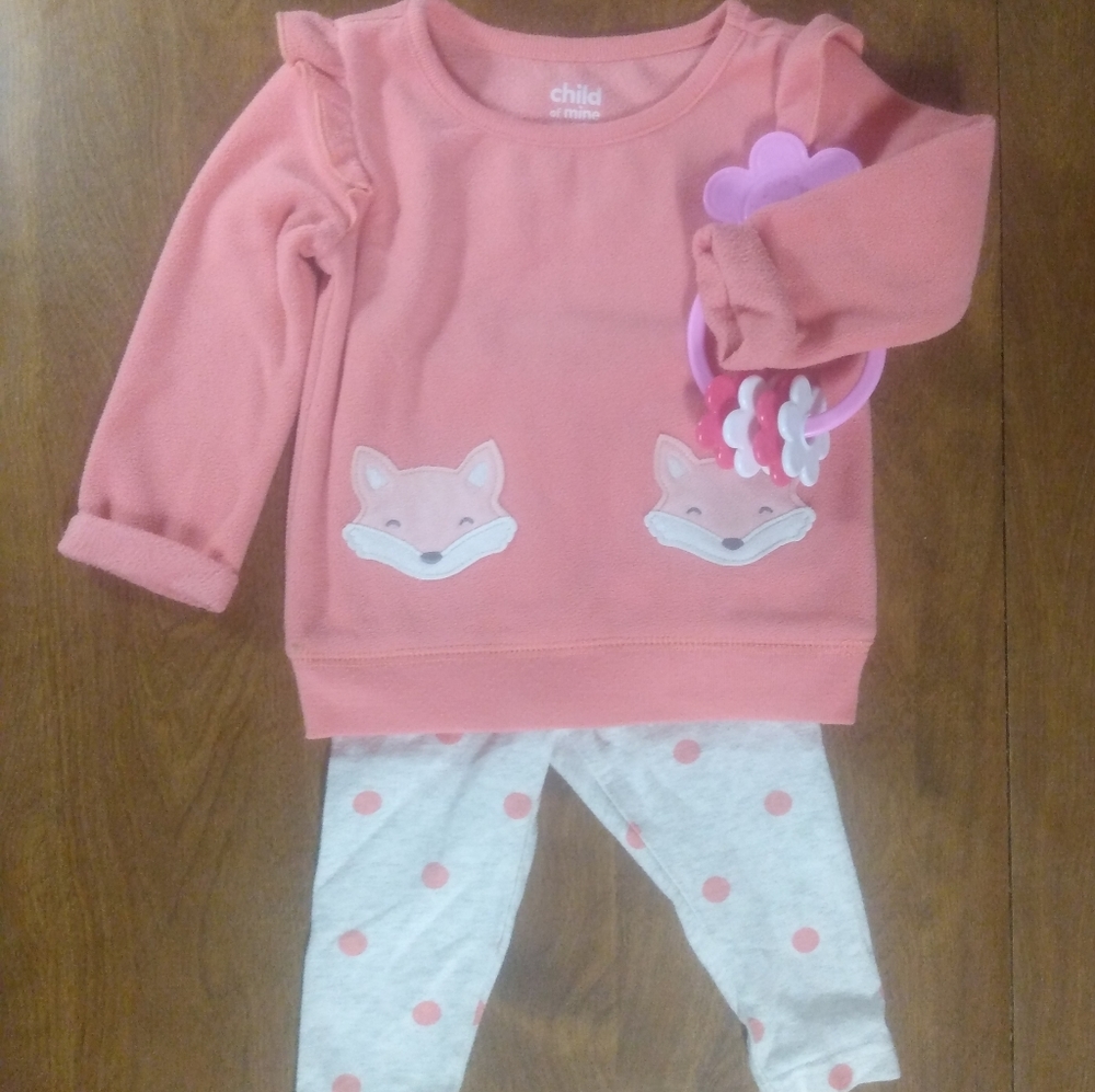 TWIN Long sleeve pajama set with leggings